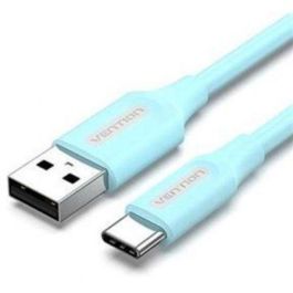 Cable USB 2.0 Tipo-C Vention COKSF/ USB Tipo-C Macho - USB Macho/ Hasta 60W/ 480Mbps/ 1m/ Azul Precio: 4.94999989. SKU: B14QD98D9W