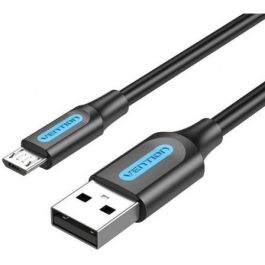 Cable USB 2.0 Vention COLBF/ USB Macho - MicroUSB Macho/ Hasta 60W/ 480Mbps/ 1m/ Negro Precio: 4.94999989. SKU: B1BDFV5YY7
