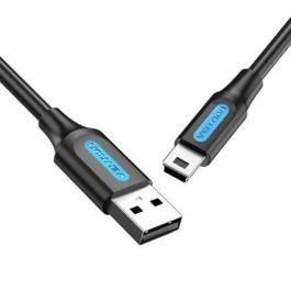 Cable USB 2.0 Vention COMBF/ USB Macho - MiniUSB Macho/ Hasta 10W/ 480Mbps/ 1m/ Negro Precio: 4.94999989. SKU: B1DHL8V5E8