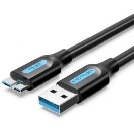 Cable USB 3.0 Vention COPBC/ USB Macho - MicroUSB Macho/ Hasta 10W/ 5Gbps/ 25cm/ Negro Precio: 5.50000055. SKU: B14V77GGVH
