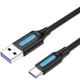 Cable USB 2.0 Tipo-C Vention CORBF/ USB Macho - USB Tipo-C Macho/ Hasta 100W/ 480Mbps/ 1m/ Negro Precio: 5.68999959. SKU: B1JBQP9PBX