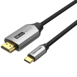 Cable Conversor HDMI 2.0 4K Vention CRBBG/ USB Tipo-C Macho - HDMI Macho/ 1.5m/ Negro Precio: 16.50000044. SKU: B192M9GRVE