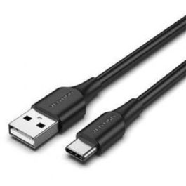 Cable USB 2.0 Tipo-C Vention CTHBF/ USB Tipo-C Macho - USB Macho/ Hasta 60W/ 480Mbps/ 1m/ Negro Precio: 4.94999989. SKU: B1DPGKF8VG