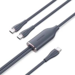 Cable USB Tipo-C Vention CTMBG/ USB Tipo-C Macho - 2 x USB Tipo-C Macho/ Hasta 100W/ 480Mbps/ 1.5m/ Negro Precio: 15.94999978. SKU: B16RQG6M8G