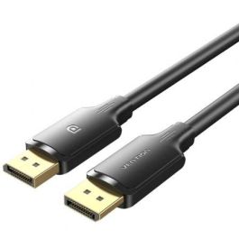 Cable DisplayPort Vention HAKBG/ DisplayPort Macho - DisplayPort 4K Macho/ 1.5m/ Negro