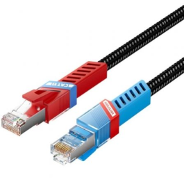 Cable de Red RJ45 SFTP Vention IKJBF Cat.8/ 1m/ Negro Precio: 10.95000027. SKU: B1CLS3VY4T