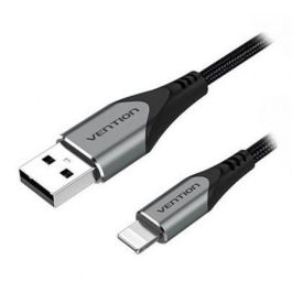 Cable USB 2.0 Lightning Vention LABHF/ USB Macho - Lightning Macho/ Hasta 12W/ 480Mbps/ 1m/ Gris Precio: 13.95000046. SKU: B14SYE4LRD