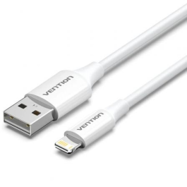 Cable USB 2.0 Lightning Vention LAIWF/ USB Macho - Lightning Macho/ 480Mbps/ 1m/ Blanco Precio: 5.68999959. SKU: B14KW28NLW