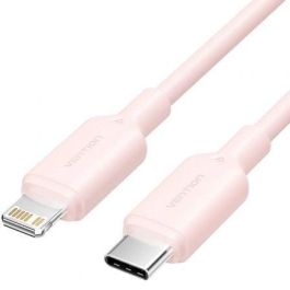 Cable USB 2.0 Tipo-C Lightning Vention LAKPF/ USB Tipo-C Macho - Lightning Macho/ Hasta 27W/ 480Mbps/ 1m/ Rosa Precio: 6.6550006655. SKU: B1GPFKF6Q4