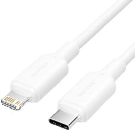 Cable USB 2.0 Tipo-C Lightning Vention LAKWF/ USB Tipo-C Macho - Lightning Macho/ Hasta 27W/ 480Mbps/ 1m/ Blanco Precio: 6.6550006655. SKU: B1G8GZEEQ6