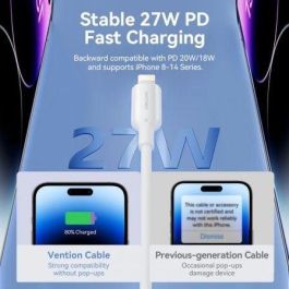 Cable Lightning Vention LAKWH 2 m