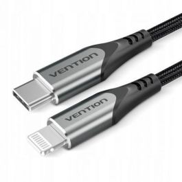 Cable USB 2.0 Tipo-C Lightning Vention TACHF/ USB Tipo-C Macho - Lightning Macho/ Hasta 27W/ 480Mbps/ 1m/ Gris Precio: 11.94999993. SKU: B17V53M5NC