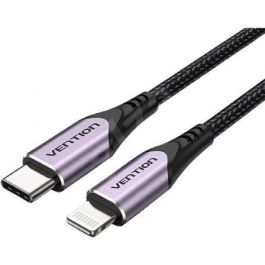 Cable USB 2.0 Tipo-C Lightning Vention TACVF/ USB Tipo-C Macho - Lightning Macho/ Hasta 27W/ 480Mbps/ 1m/ Morado Precio: 10.95000027. SKU: B1J8ET38VZ