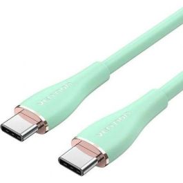 Cable USB 2.0 Tipo-C Vention TAWGH/ USB Tipo-C Macho - USB Tipo-C Macho/ Hasta 100W/ 480Mbps/ 2m/ Verde Precio: 7.95000008. SKU: B1DEBHR7MD