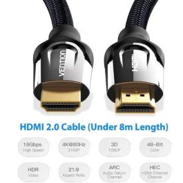 Cable HDMI Vention VAA-B05-B100 1 m Negro