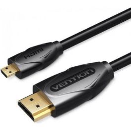Cable HDMI Vention VAA-D03-B150/ HDMI Macho - Micro HDMI Macho/ 1.5m/ Negro Precio: 5.94999955. SKU: B1DHHQ5HFX
