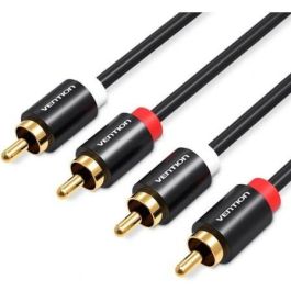 Cable Estéreo Vention VAB-R06-B150/ 2x RCA Macho - 2x RCA Macho/ 1.5m/ Negro Precio: 7.865000254099999. SKU: B1FR9TV2FG