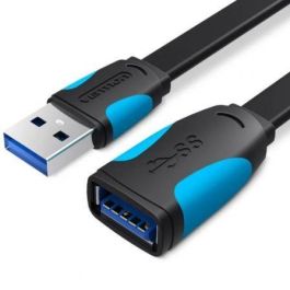 Cable Alargador USB 3.0 Vention VAS-A13-B050/ USB Macho - USB Hembra/ 5Gbps/ 50cm/ Negro y Azul Precio: 4.99000007. SKU: B1E3DBJGCB