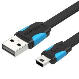 Cable USB 2.0 Vention VAS-A14-B050/ Mini USB Macho - USB Macho/ Hasta 10W/ 480Mbps/ 50cm/ Azul y Negro Precio: 3.99000041. SKU: B13B6PGW5G