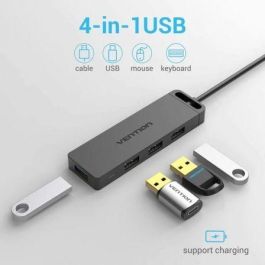 Hub USB 3.0 Vention CHLBD/ 4xUSB/ MicroUSB PD/ 50cm