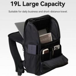 Mochila Vention KROB0 para Portátiles hasta 15.6"/ 19L/ Impermeable/ Negra Mochila Vention KROB0 para Portátiles hasta 15.6"/ 19L/ Impermeable/ Negra