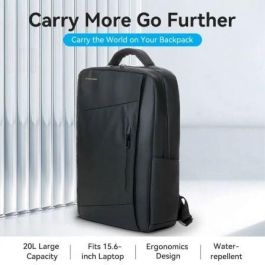 Mochila Vention KRRB0 para Portátiles hasta 15.6"/ 20L/ Impermeable/ Negra Mochila Vention KRRB0 para Portátiles hasta 15.6"/ 20L/ Impermeable/ Negra