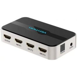 Duplicador HDMI Vention AFJH0/ 3x HDMI Hembra - HDMI Macho / 1x Audio