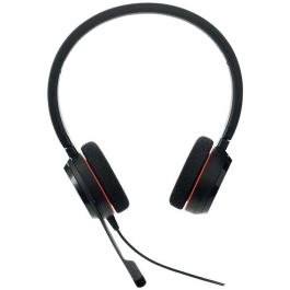 Jabra Evolve 20 UC Duo USB Auriculares Diadema para Oficina/Centro de Llamadas con Conexión USB