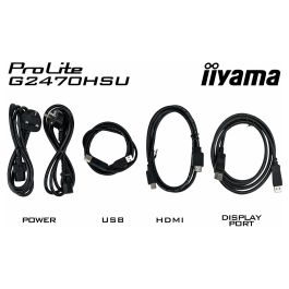 Iiyama G2470HSU-B6 Monitor 24" IPS 180Hz 0.2ms Full HD Negro con 4x USB 3.2