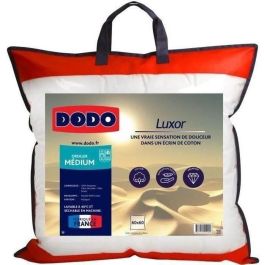 Almohada DODO LUXOR 60x60 cm - 100% Algodón - Efecto plumón