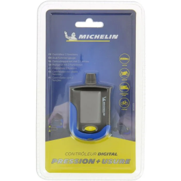 Michelin Controlador de Presión + Monitor de Desgaste Neumáticos con Pantalla Digital BAR/mm Precisión 0.01 BAR