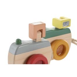 DKD Home Decor Juguete de Madera para Niños, Cámara Multicolor, 6 Unidades Surtido Aleatorio