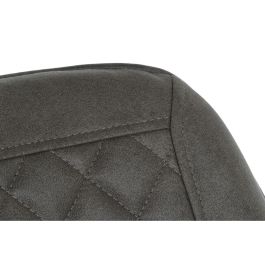 Silla DKD Home Decor Negro Gris Metal Poliuretano 63 x 49 x 85 cm 49 x 59 x 87 cm