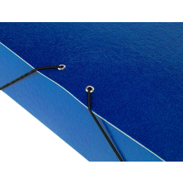 Liderpapel Carpeta Proyectos Folio Lomo 70mm Cartón Gofrado Azul