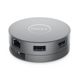 Dell DA310 Adaptador Móvil USB-C 7-en-1 con Múltiples Puertos: Vídeo, Red, Datos, USB y Carga 90W para Portátiles.