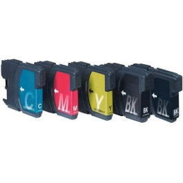 BROTHER Pack cartuchos Negro, Cian, Magenta y Amarillo DCP-145C/DCP-165C,