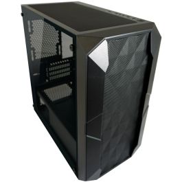 LC-Power 712MB Gaming Micro Torre PC Negra, Micro ATX/Mini-ITX, Ventana Lateral, Plástico y Vidrio Templado