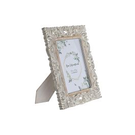 DKD Home Decor Marco de Fotos 20x25 cm Madera de Mango y Cristal Blanco Natural Estilo Indio - Pack de 2 Unidades Precio: 25.4999998. SKU: B1B8APYDEK