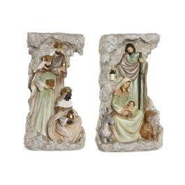 Nacimiento Navidad Tradicional DKD Home Decor Multicolor 11 x 31.5 x 19.5 cm (2 Unidades) Precio: 59.50000034. SKU: B1JZX84TTR