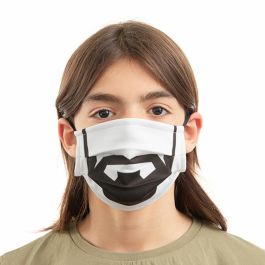 Mascarilla Higiénica de Tela Reutilizable Beard Luanvi Talla M Pack de 3 uds Mascarilla Higiénica de Tela Reutilizable Beard Luanvi Talla M Pack de 3 uds