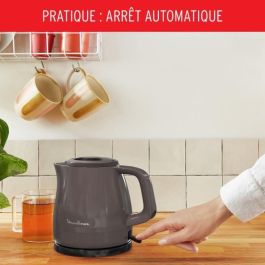 Moulinex Hervidor eléctrico inalámbrico, 0,8 L, Filtro antical, Apagado automático, Tapa con cerradura, Rio BY153910