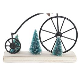 DKD Home Decor Figura Navidad Tradicional Surtida Metal y MDF Colores Rojo Rosa Verde Marrón 16x13x4 cm (Pack 6 Unidades)