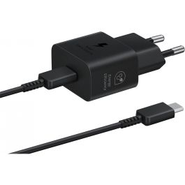Samsung EP-2510XBEGEU Adaptador de Corriente 25W Super Fast Charging USB Tipo C 1 Puerto para Smartphone Negro