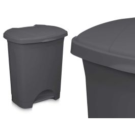 Papelera de Pedal 30L Antracita, Plástico - Arte Regal 39x47x32 cm (4 Unidades) Papelera de Pedal 30L Antracita, Plástico - Arte Regal 39x47x32 cm (4 Unidades)