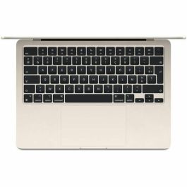 Apple - 13.6 MacBook Air M3 (2024) - 8GB RAM - 512GB almacenamiento - Stellar Light - AZERTY