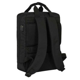Mochila para Portátil Mickey Mouse Clubhouse Negro 29 x 39 x 11 cm