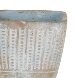 Macetero Cemento Decoración 16,50 X 16,50 X 15,50 cm