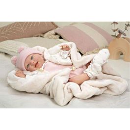 Muñeca reborn arias 45 cm elba c/manta Muñeca reborn arias 45 cm elba c/manta