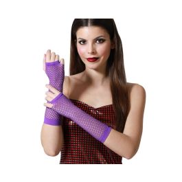 Guantes Rejilla Morado Mujer Adulto