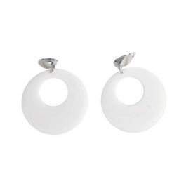 2 pendientes flamenca blanco 4,5 cm Precio: 1.68999974. SKU: B1F6L3J44N